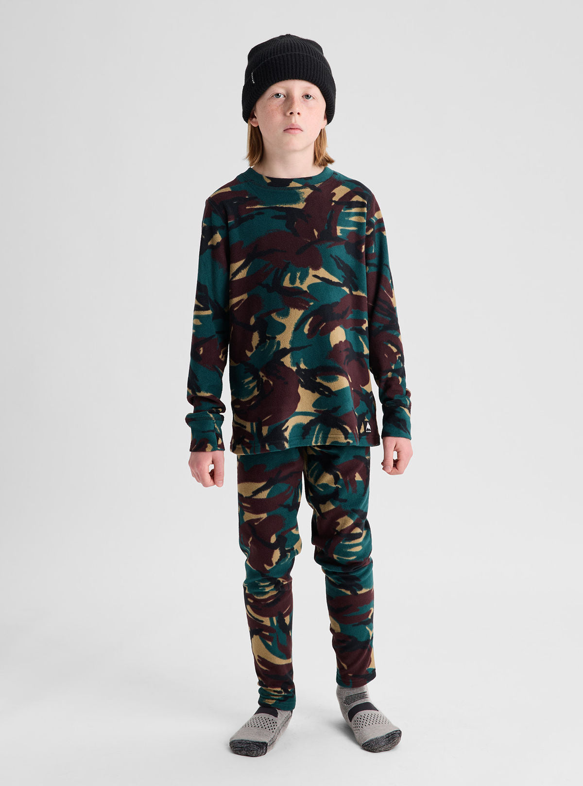 Kids' Burton Fleece Base Layer Set - Seersucker Camo - Burton Sets Base - alternate view 4