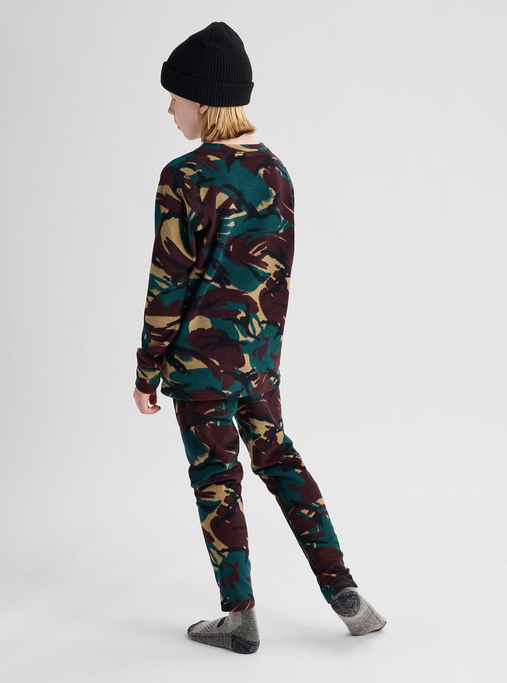 Kids' Burton Fleece Base Layer Set - Seersucker Camo - Burton Sets Base - alternate view 5