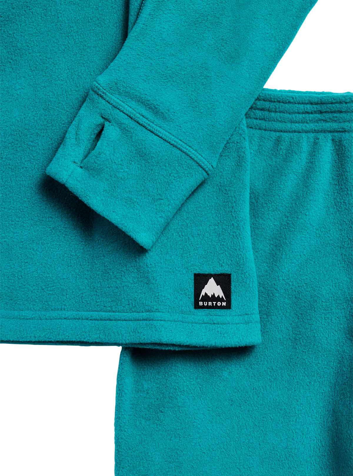Kids' Burton Fleece Base Layer Set - Pacific Teal - Burton Sets Base - alternate view 2