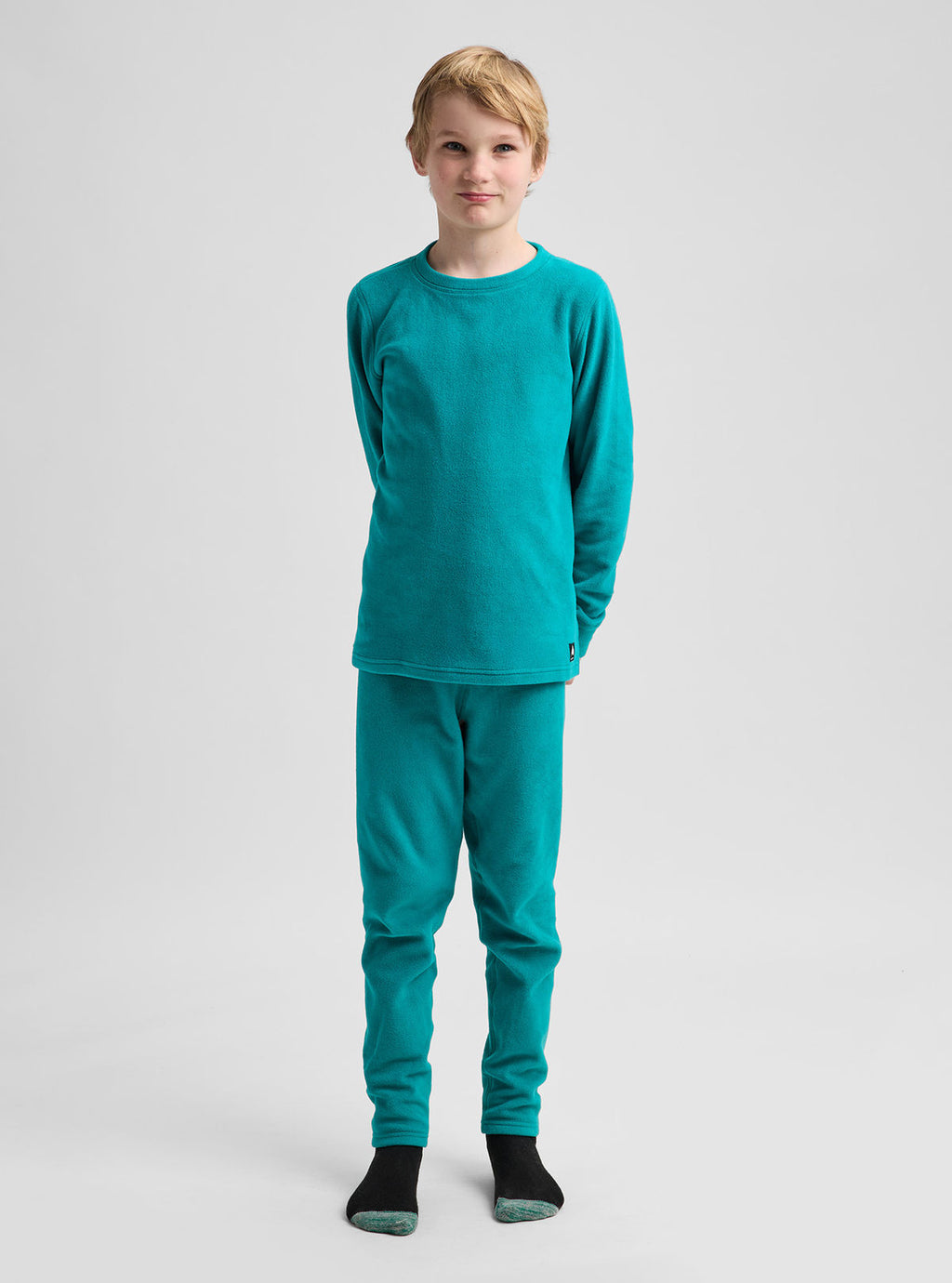 Kids' Burton Fleece Base Layer Set - Pacific Teal - Burton Sets Base - alternate view 4