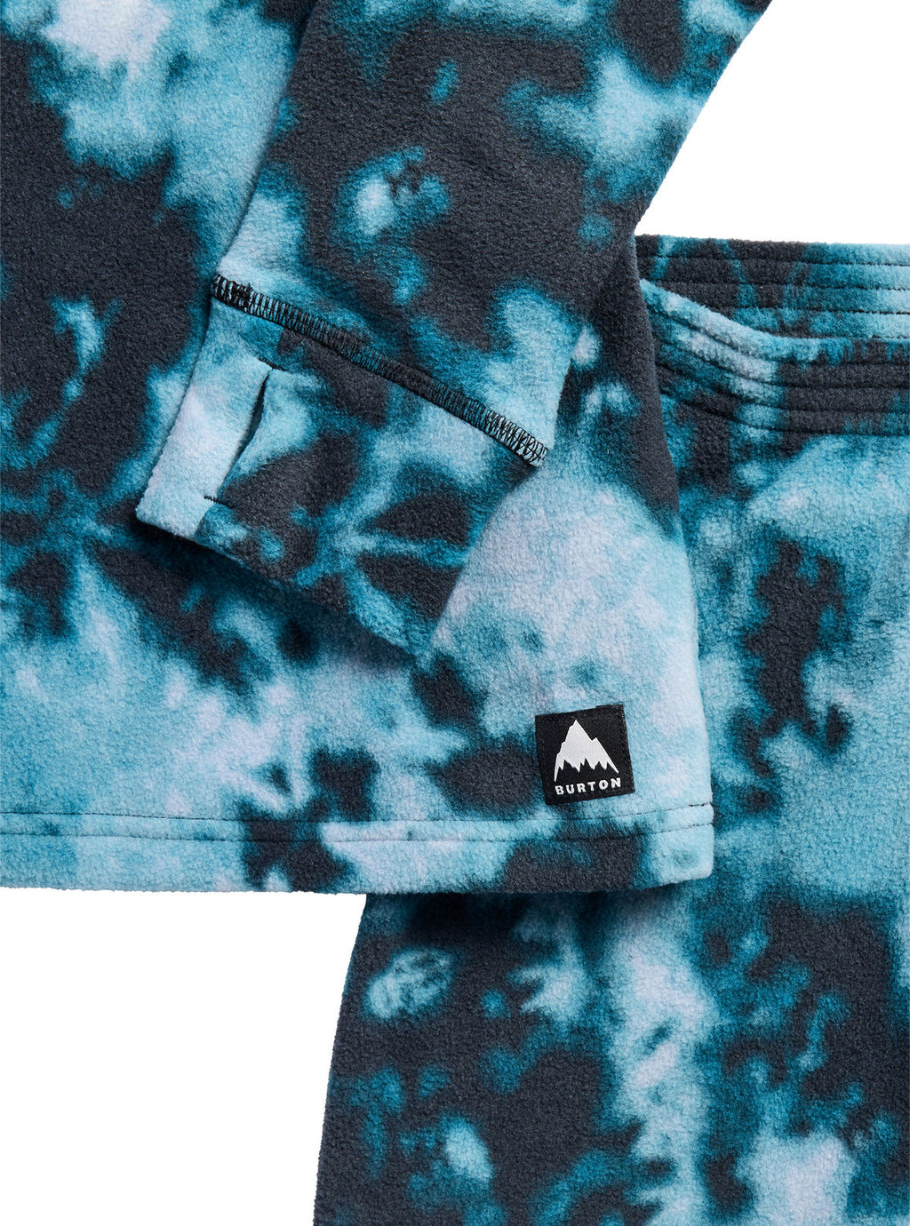 Kids' Burton Fleece Base Layer Set - Crumple Dye - Burton Sets Base - alternate view 2