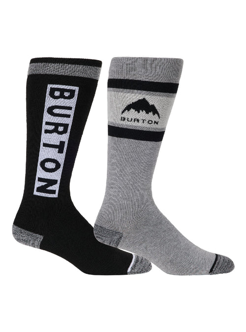 Women's Burton Weekend Midweight Socks 2-Pack - True Black - Burton Socks Sets