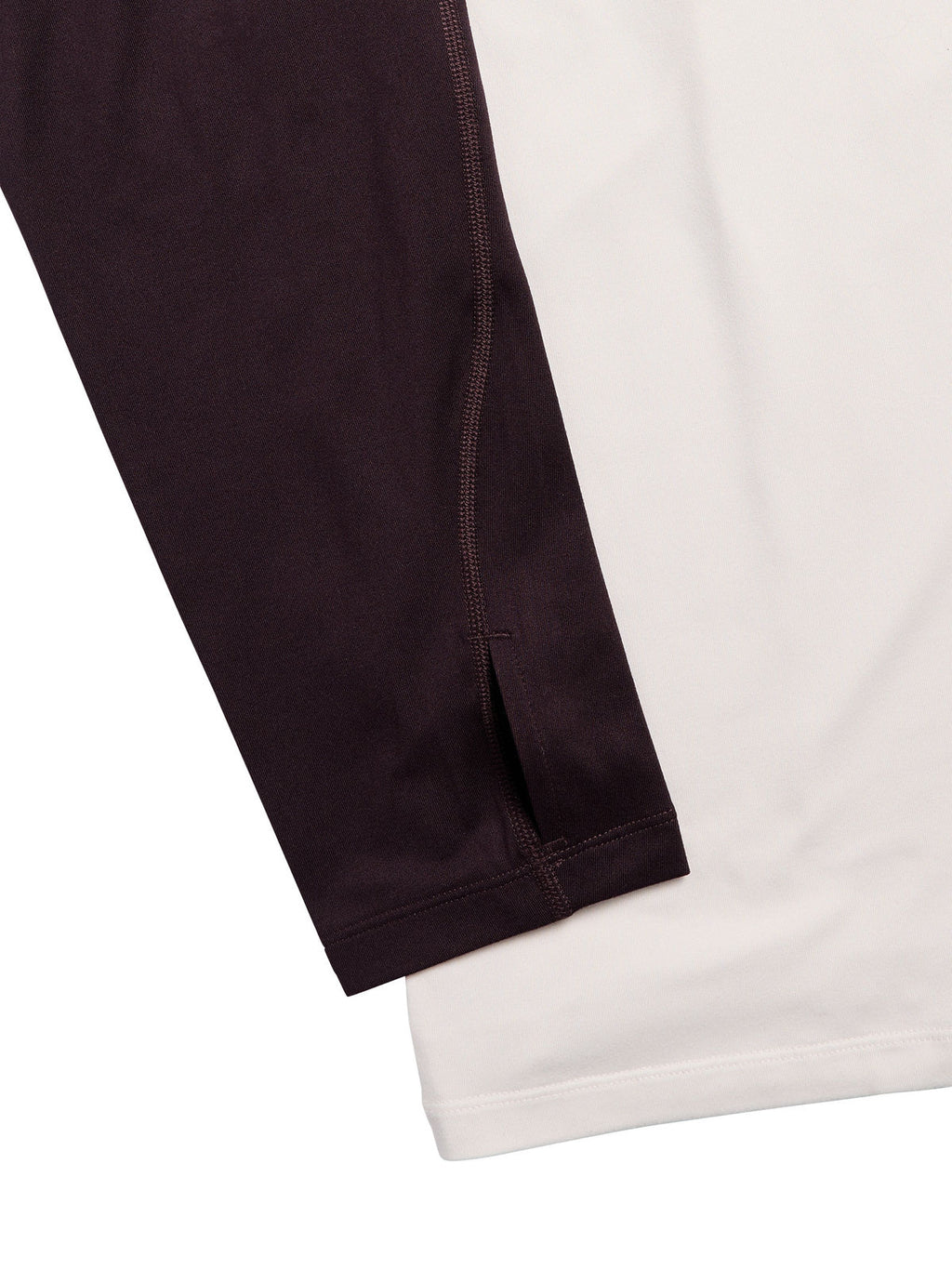 Men's Burton Roadie Base Layer Tech T-Shirt - Stout White/Bear Hug Brown - Burton Crew Neck Base - alternate view 2