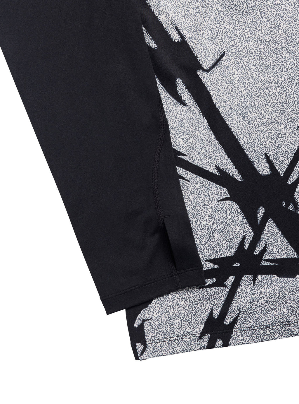 Men's Burton Roadie Base Layer Tech T-Shirt - Bad Dog/True Black - Burton Crew Neck Base - alternate view 2