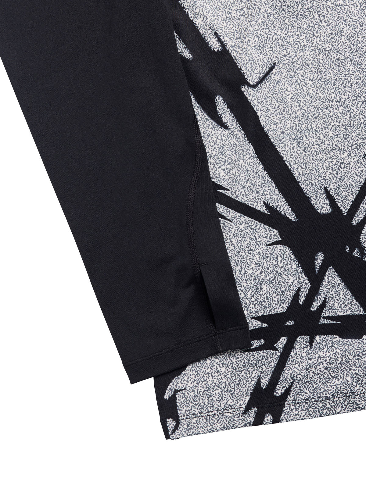 Men's Burton Roadie Base Layer Tech T-Shirt - Bad Dog/True Black - Burton Crew Neck Base - alternate view 2