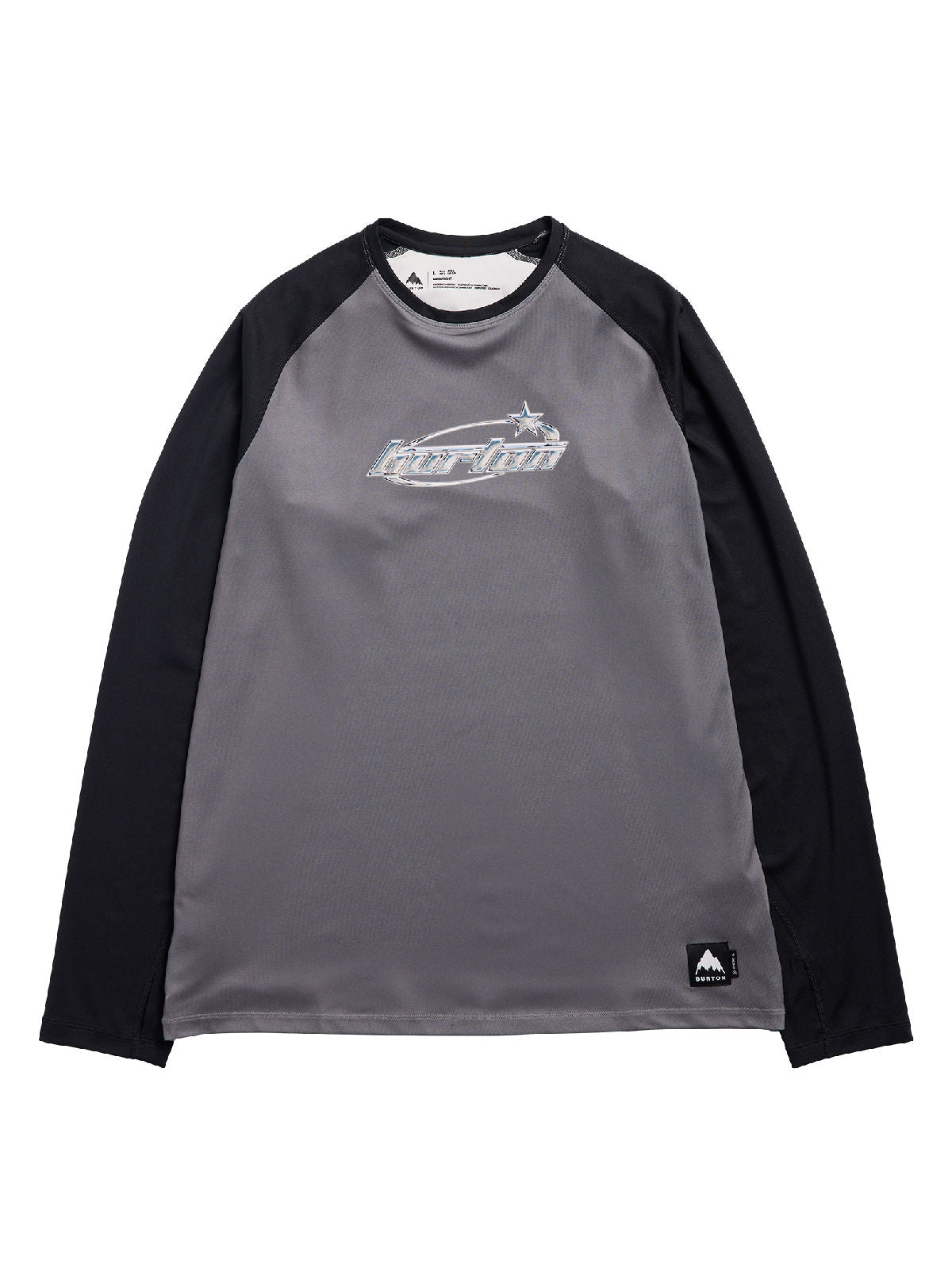 Men's Burton Roadie Base Layer Tech T-Shirt - Dragon/True Black - Burton Crew Neck Base