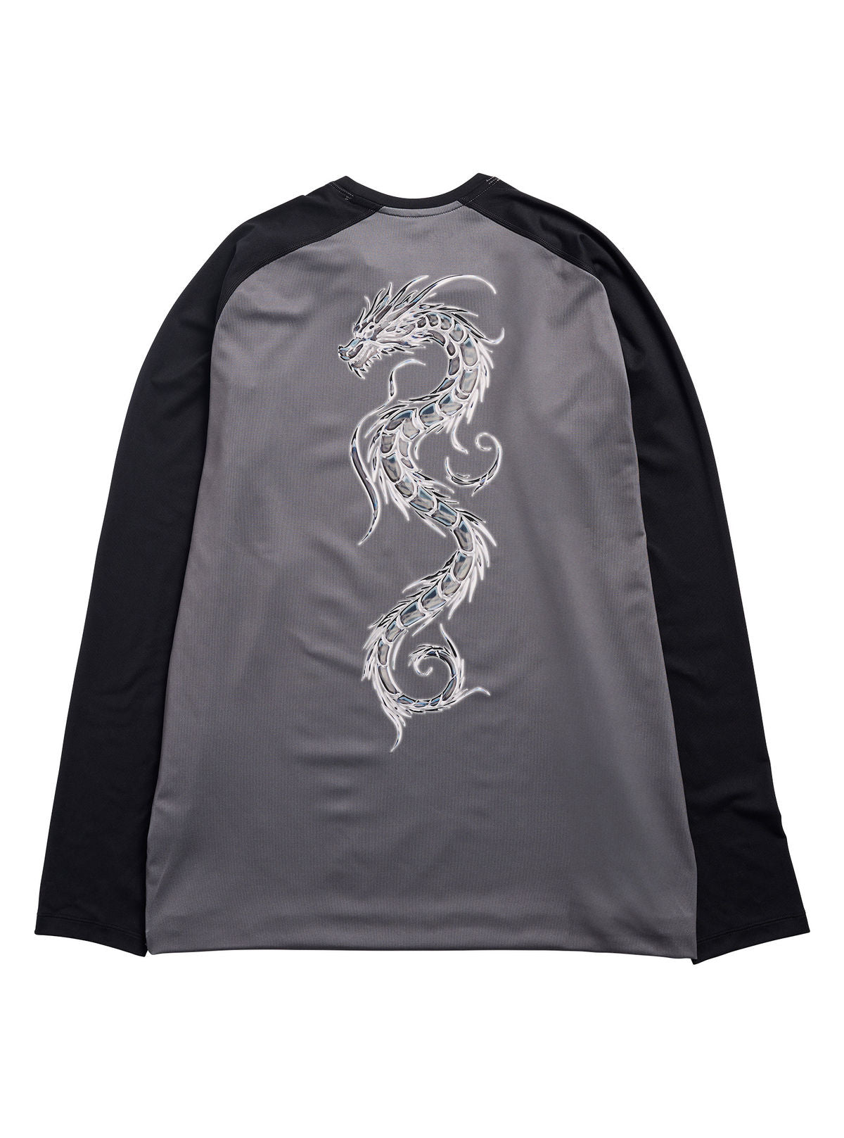 Men's Burton Roadie Base Layer Tech T-Shirt - Dragon/True Black - Burton Crew Neck Base - alternate view 2