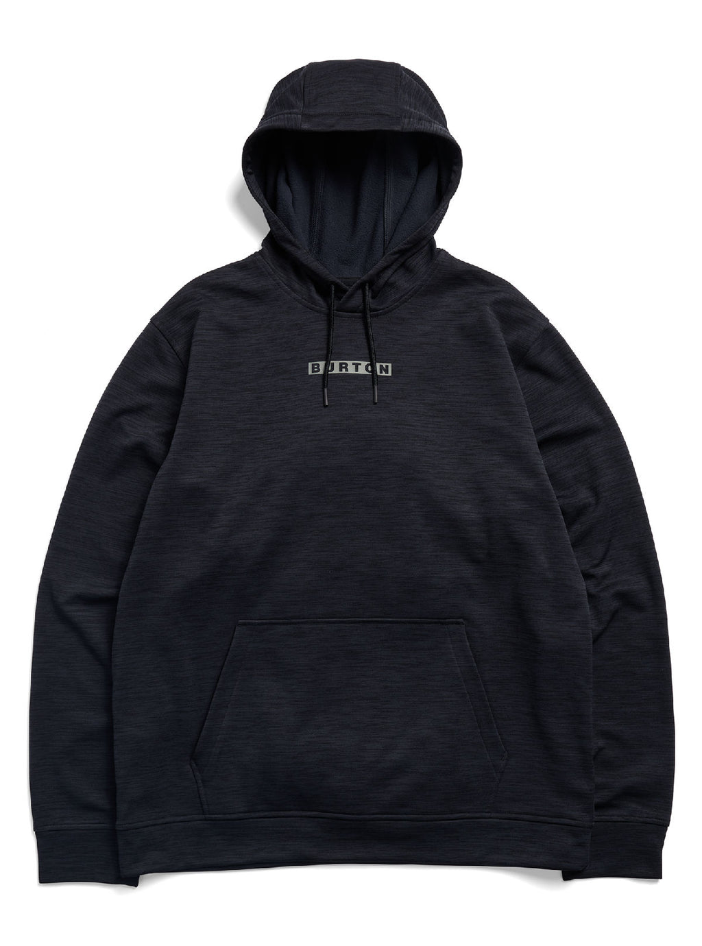 Men's Burton Oak Pullover Hoodie - True Black Heather - Burton Pullover Hoodie Apparel