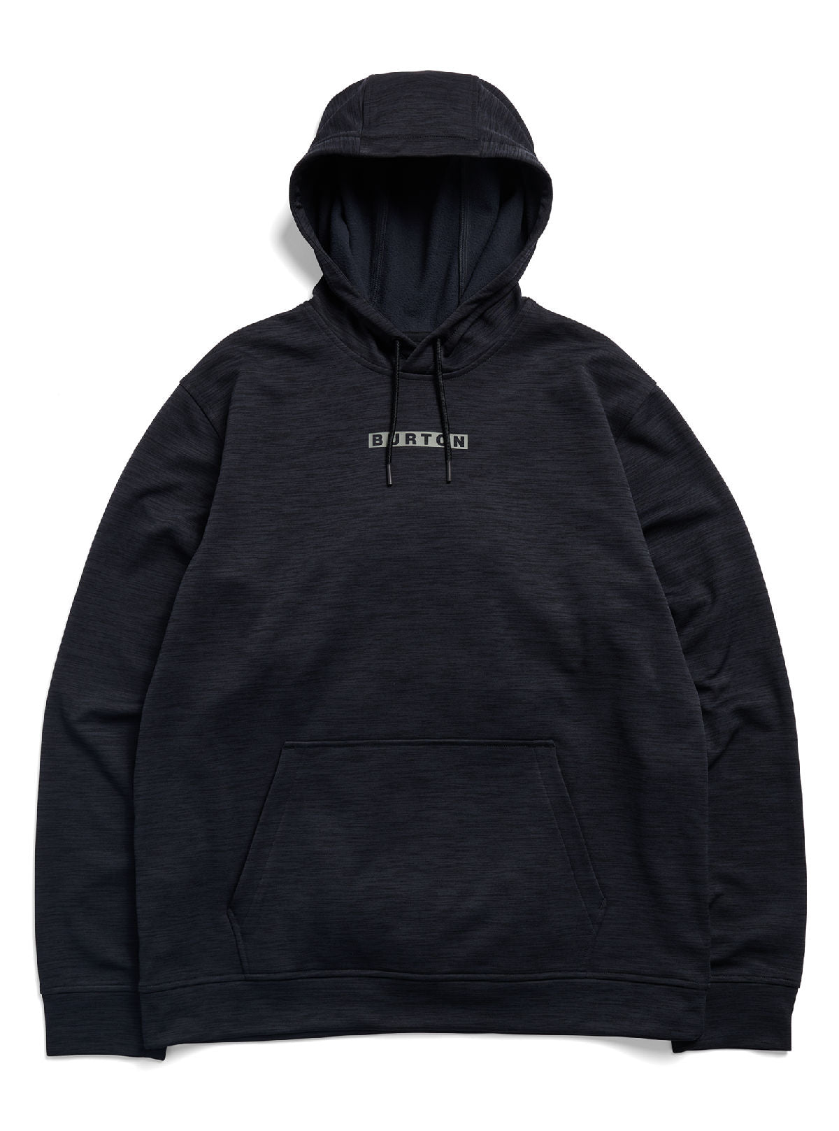 Men's Burton Oak Pullover Hoodie - True Black Heather - Burton Pullover Hoodie Apparel