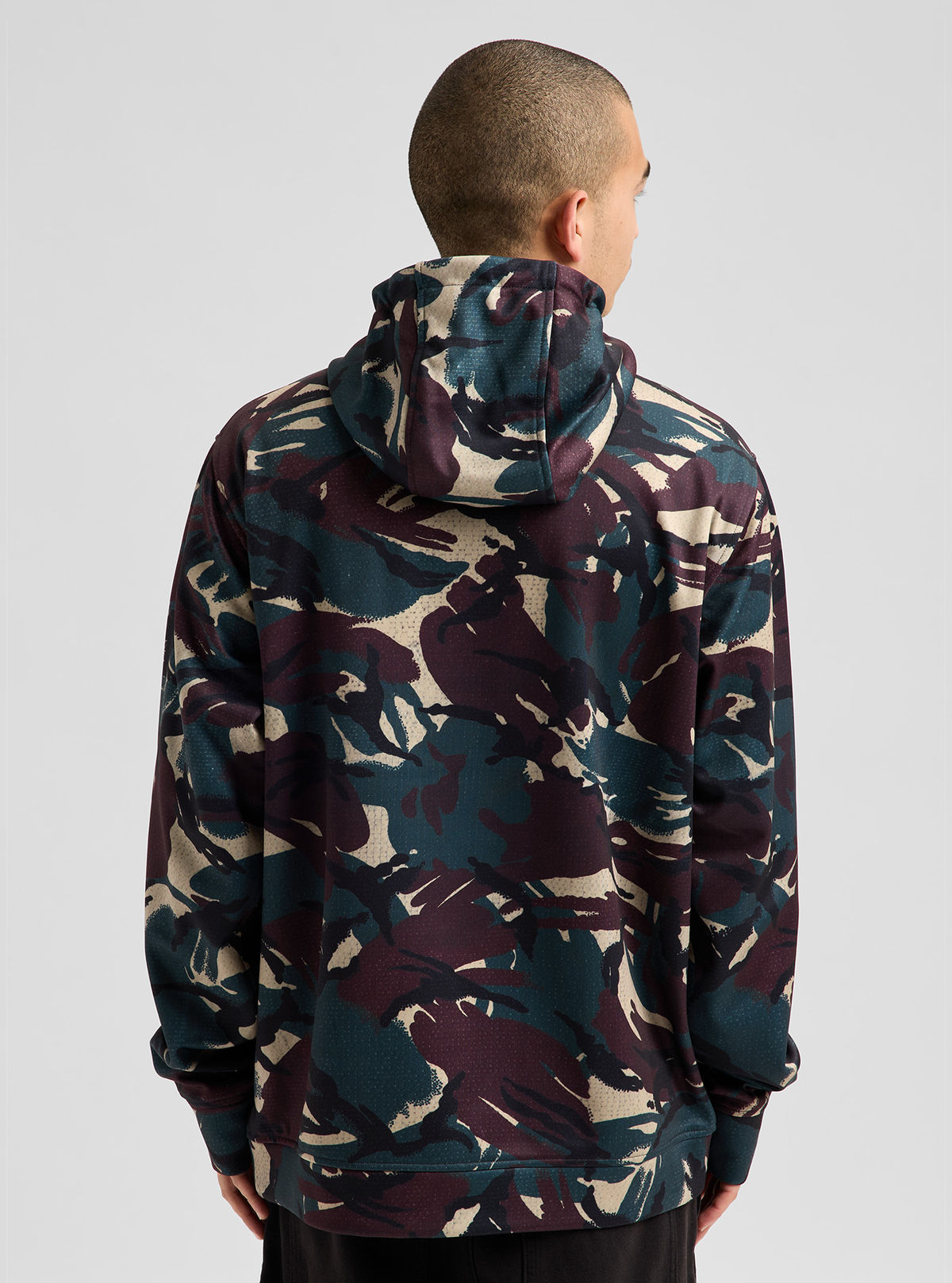 Men's Burton Oak Pullover Hoodie - Seersucker Camo - Burton Pullover Hoodie Apparel - alternate view 4