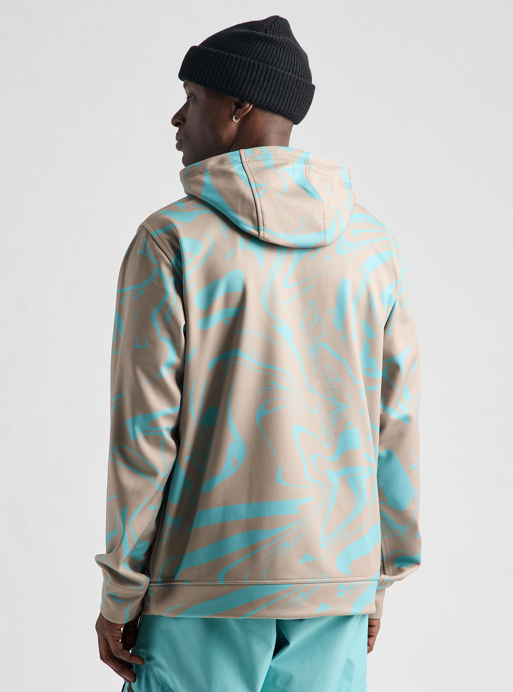 Men's Burton Oak Pullover Hoodie - Liquid Mineral - Burton Pullover Hoodie Apparel - alternate view 4