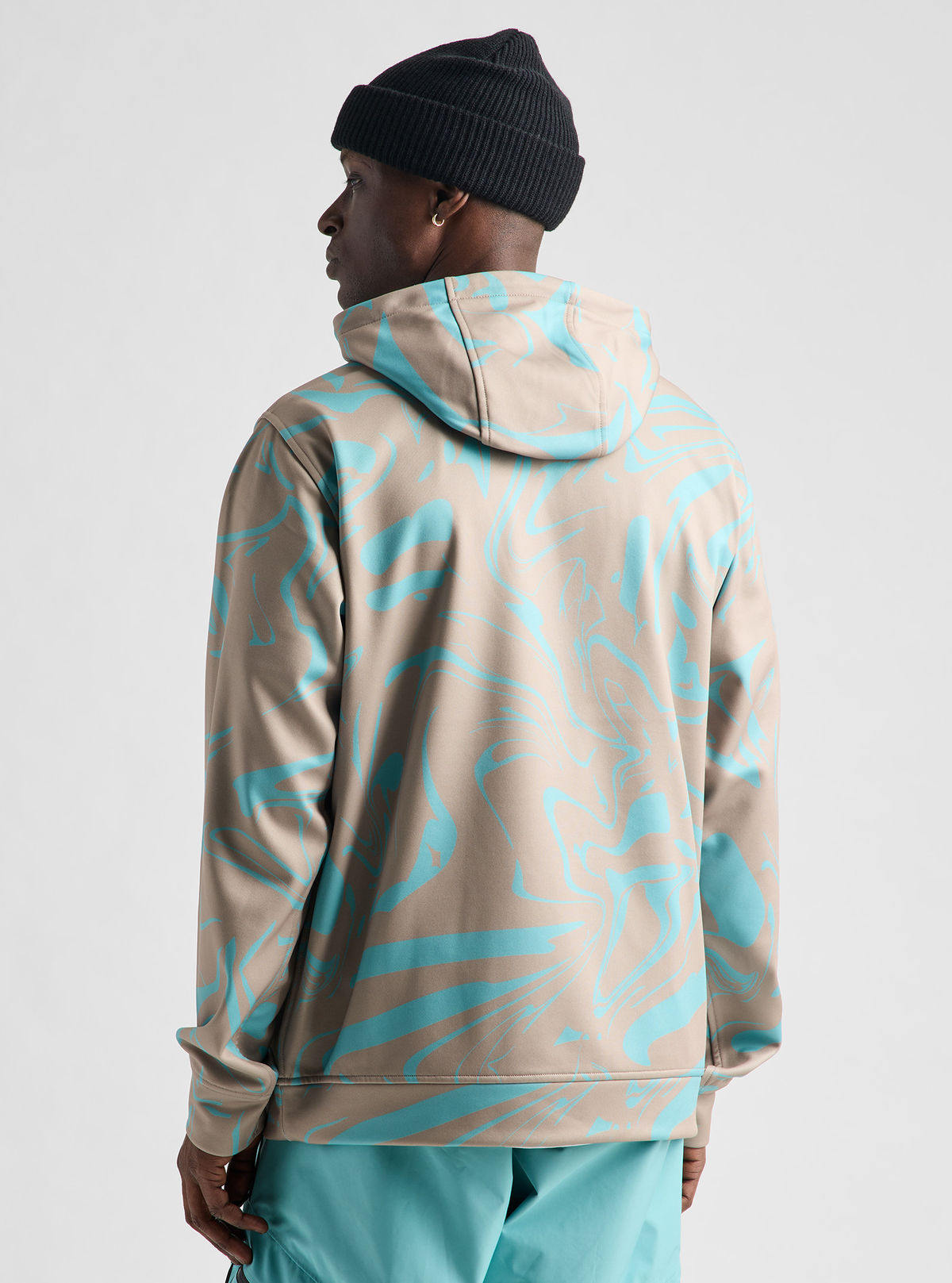 Men's Burton Oak Pullover Hoodie - Liquid Mineral - Burton Pullover Hoodie Apparel - alternate view 4