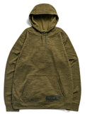 Men's Burton Oak Pullover Hoodie - Dried Moss Htr - Burton Pullover Hoodie Apparel