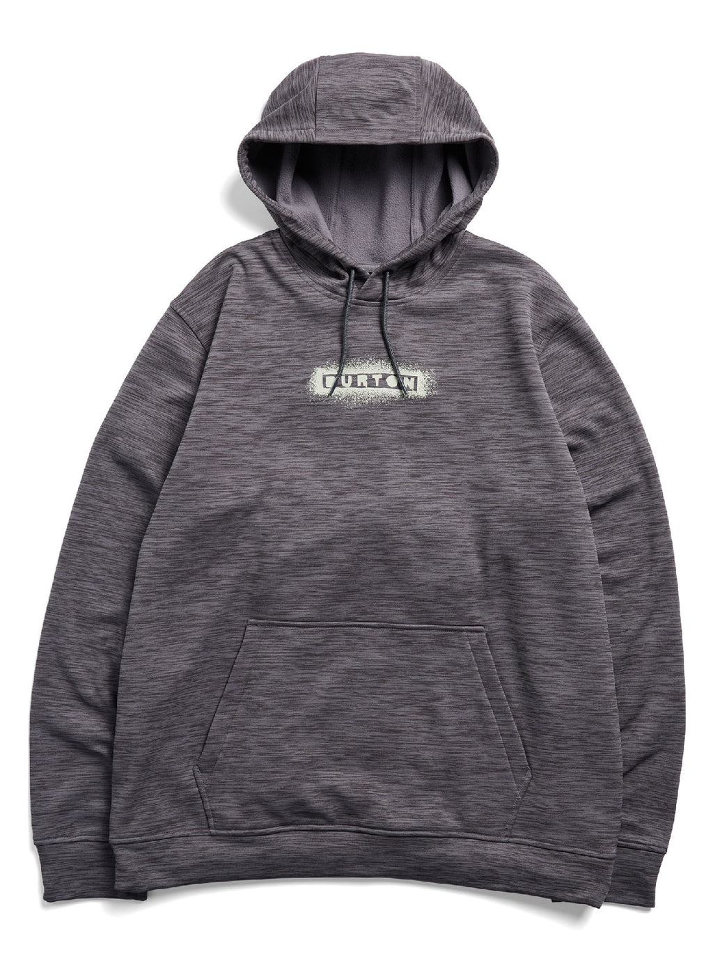 Men's Burton Oak Pullover Hoodie - Gotham Gray Htr - Burton Pullover Hoodie Apparel