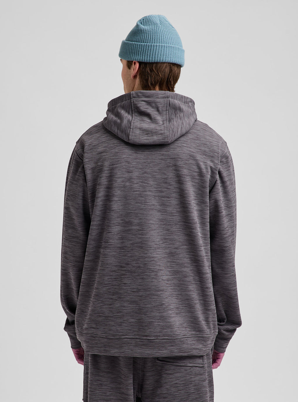 Men's Burton Oak Pullover Hoodie - Gotham Gray Htr - Burton Pullover Hoodie Apparel - alternate view 5