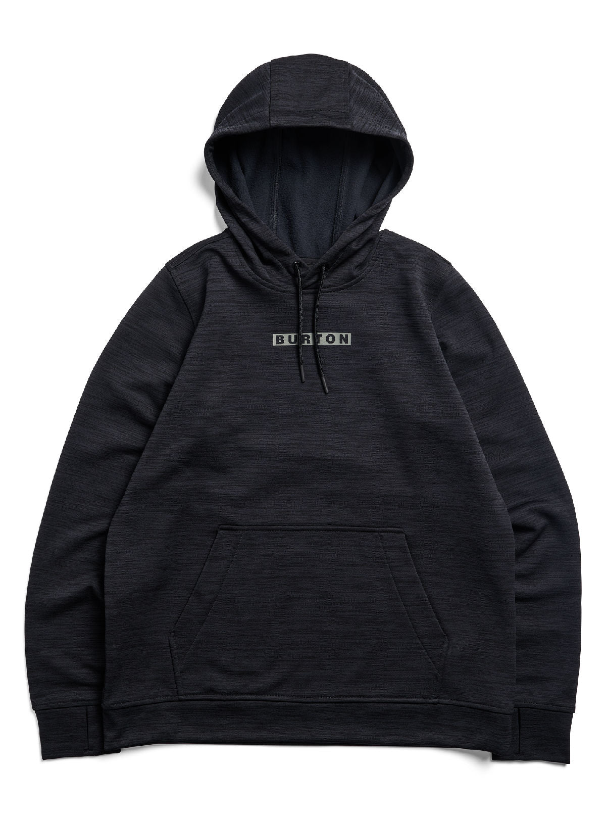 Women's Burton Oak Pullover Hoodie - True Black Heather - Burton Pullover Hoodie Apparel