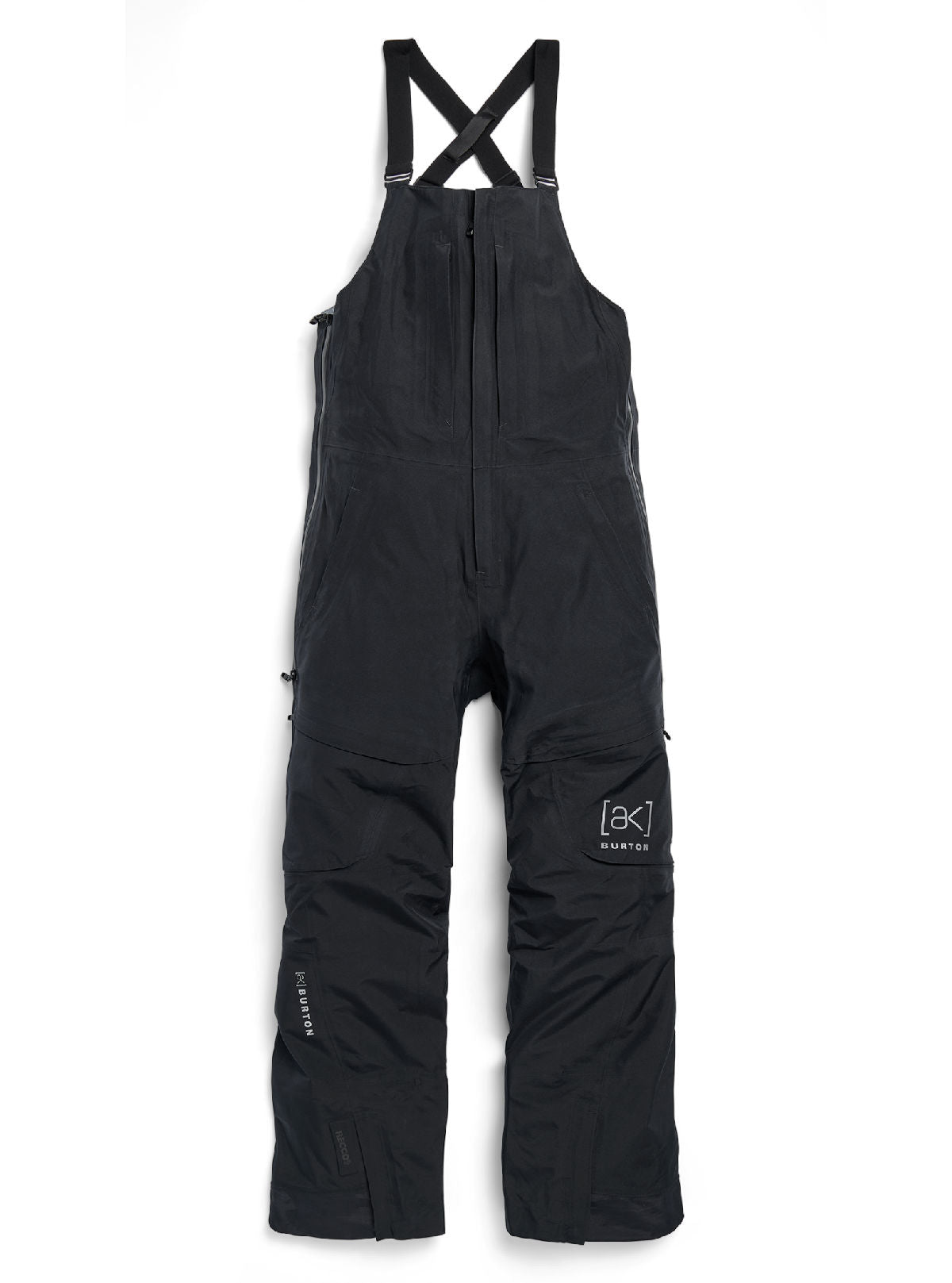 Women's Burton [ak] GORE-TEX 3L Kimmy Stretch Bib Pants - True Black - Burton Bibs Outerwear