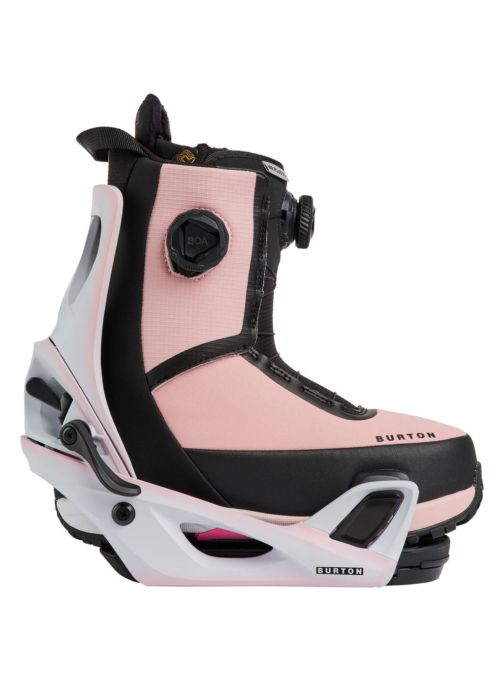 Women's Burton Step On Re:Flex Snowboard Bindings - Pink Outline - Burton Bindings Step On - alternate view 5