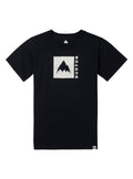Kids' Burton Classic Mountain High Short Sleeve T-Shirt - True Black - Burton SS Tee Apparel