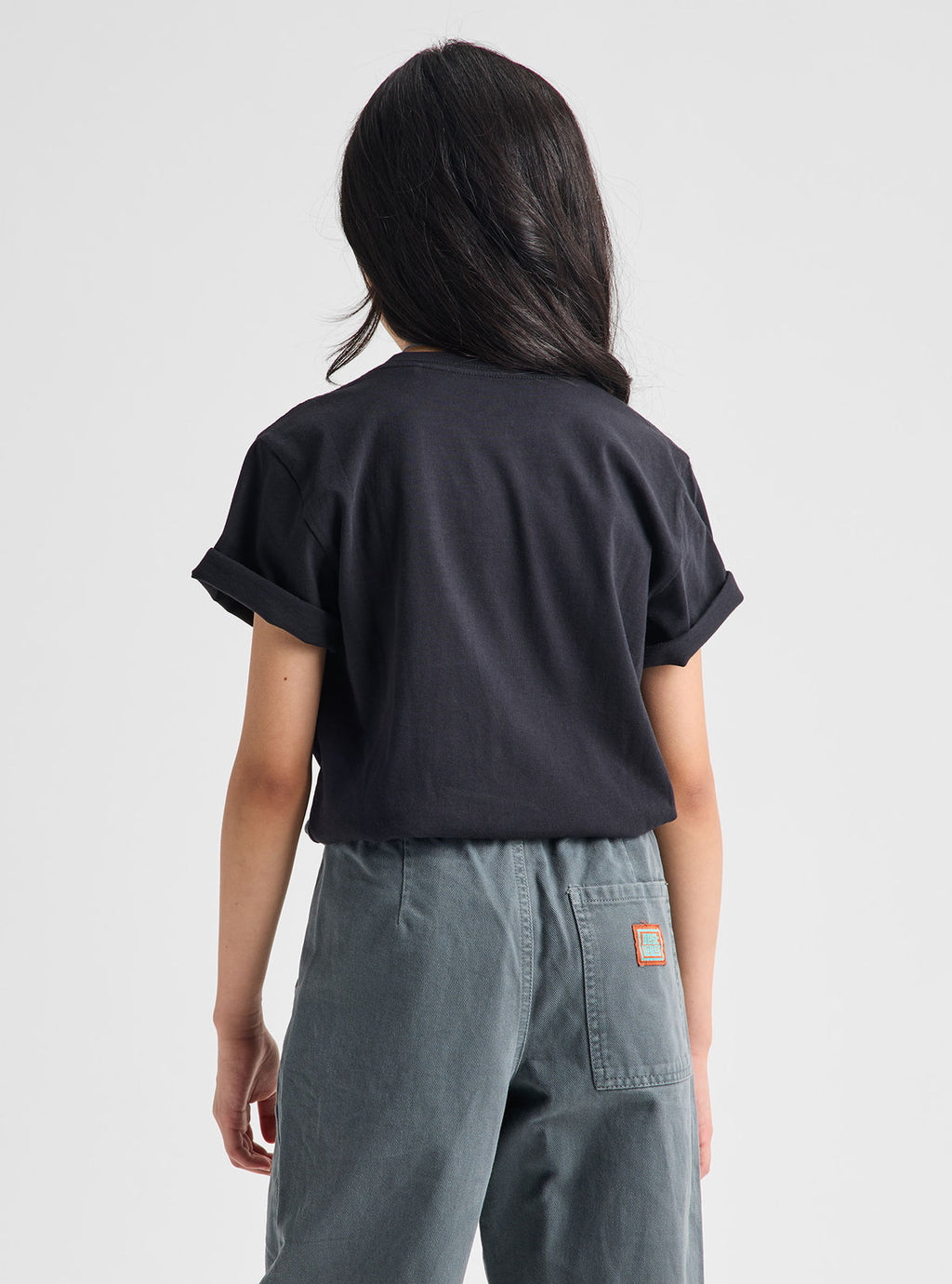 Kids' Burton Classic Mountain High Short Sleeve T-Shirt - True Black - Burton SS Tee Apparel - alternate view 4