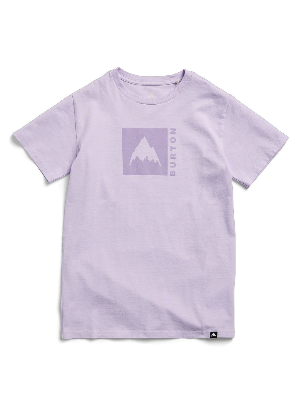 Kids' Burton Classic Mountain High Short Sleeve T-Shirt - Moondust Purple - Burton SS Tee Apparel
