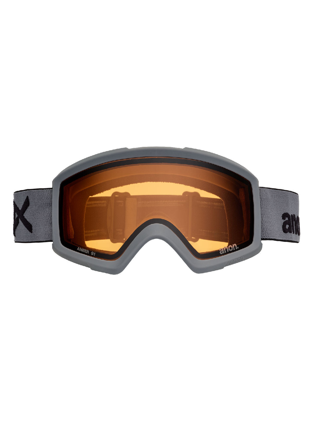 Anon Helix 2.0 Goggles (Non-Mirror) - Stealth / Amber - Anon Traditional Goggle