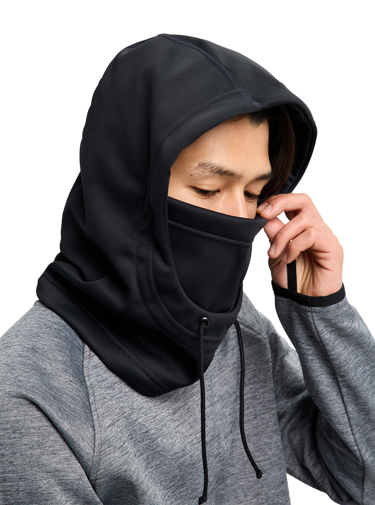 Burton Bonded Hood - True Black - Burton Neckwear - alternate view 3