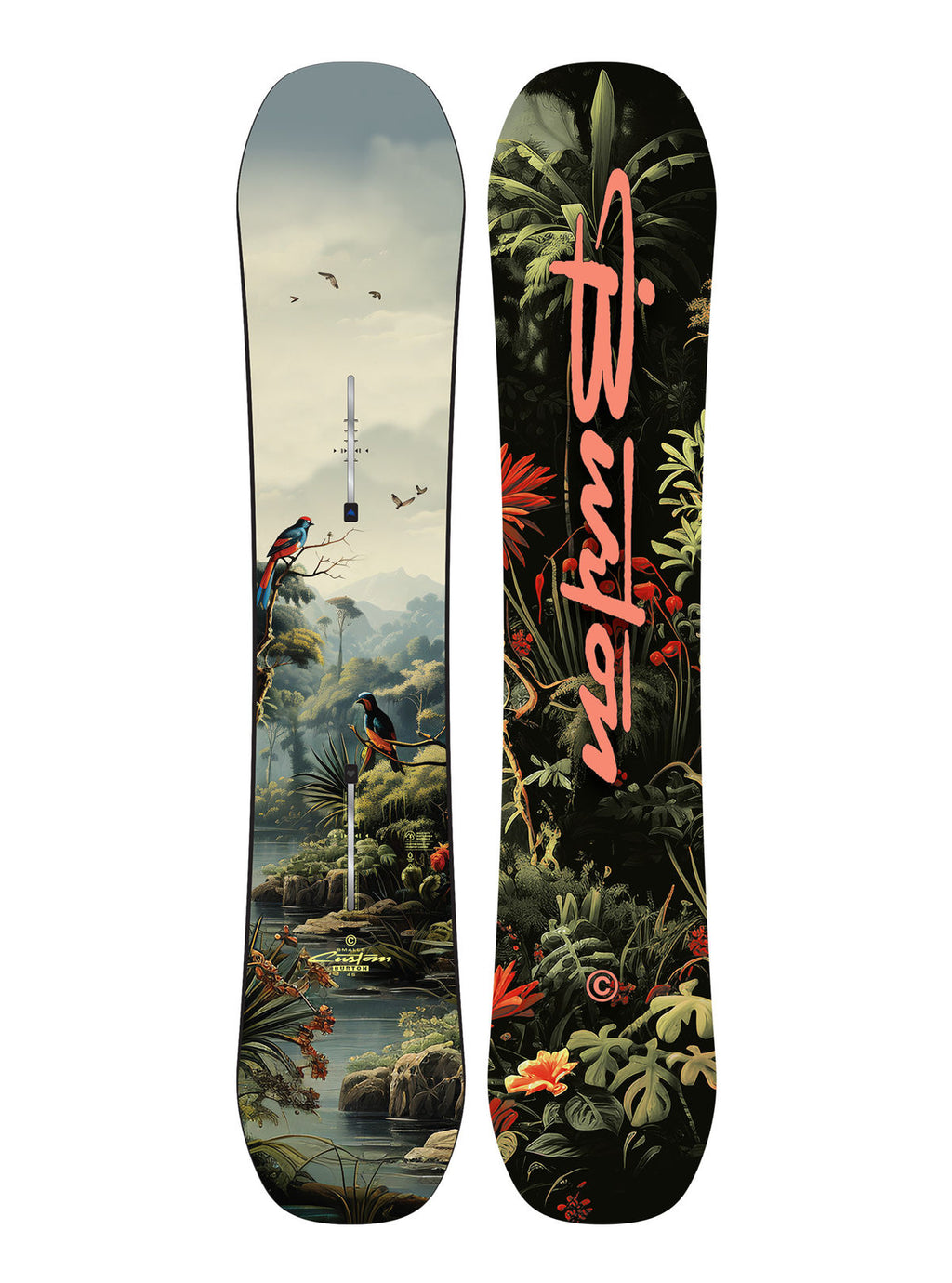 Kids' Burton Custom Smalls Camber Snowboard - Graphic - Burton All Mountain