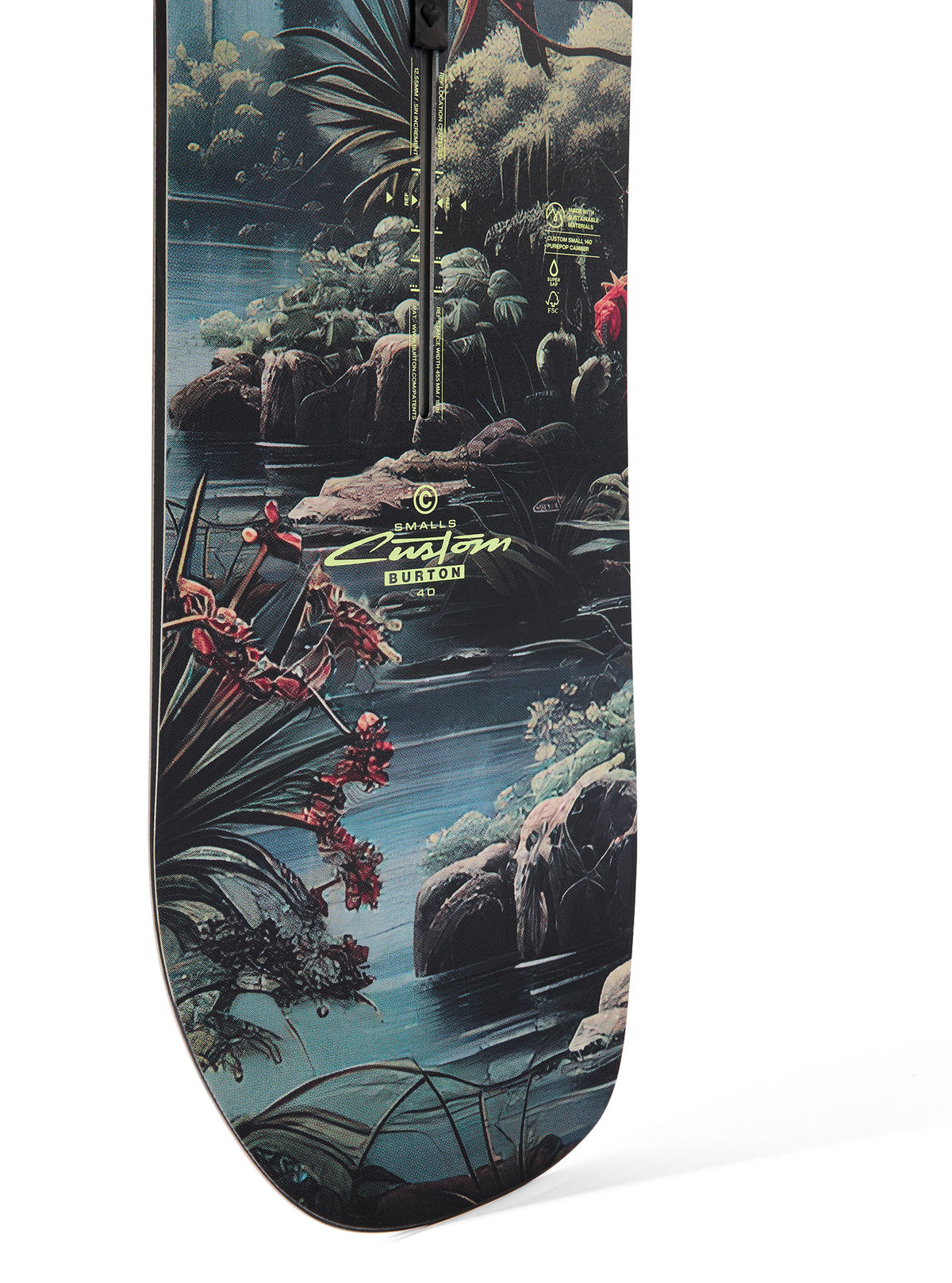 Kids' Burton Custom Smalls Camber Snowboard - Graphic - Burton All Mountain - alternate view 4