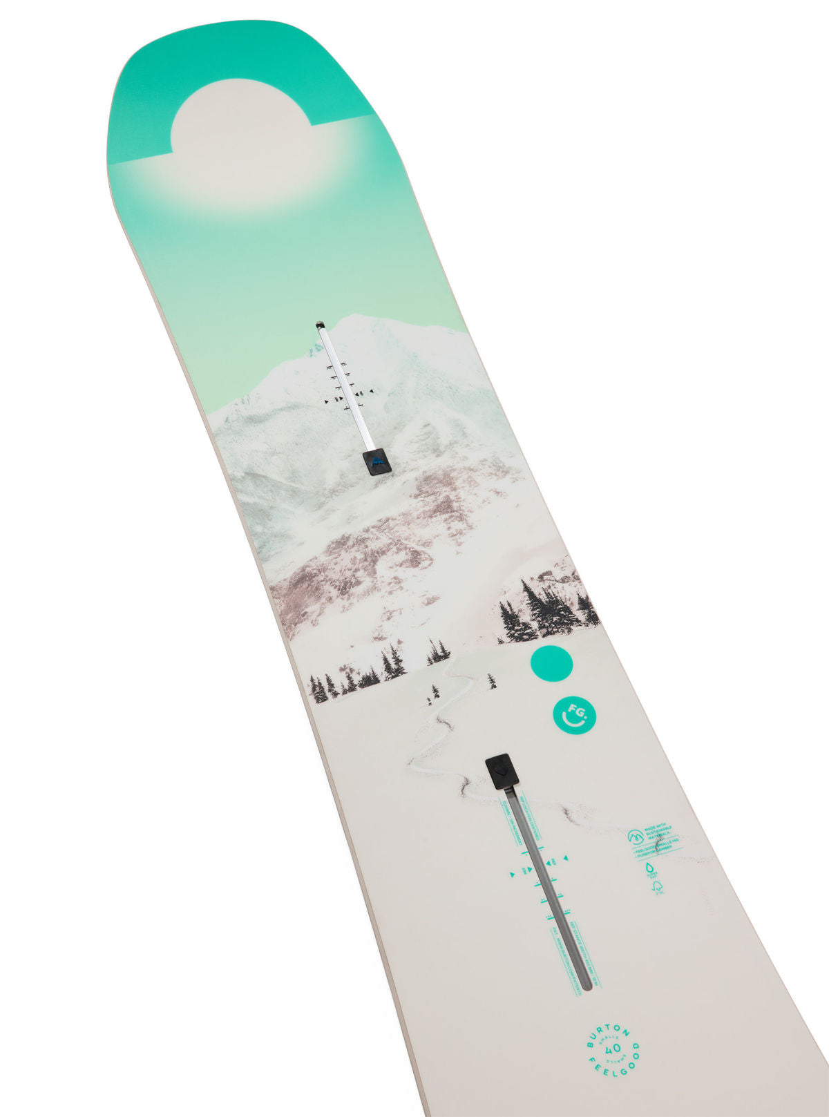 Kids' Burton Feelgood Smalls Camber Snowboard - Graphic - Burton All Mountain - alternate view 5