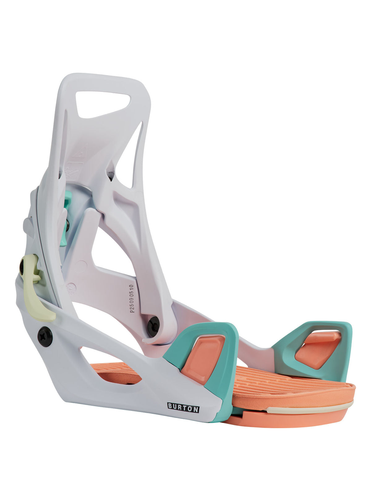 Kids' Burton Step On Re:Flex Snowboard Bindings - White/Multi - Burton Bindings Step On - alternate view 2