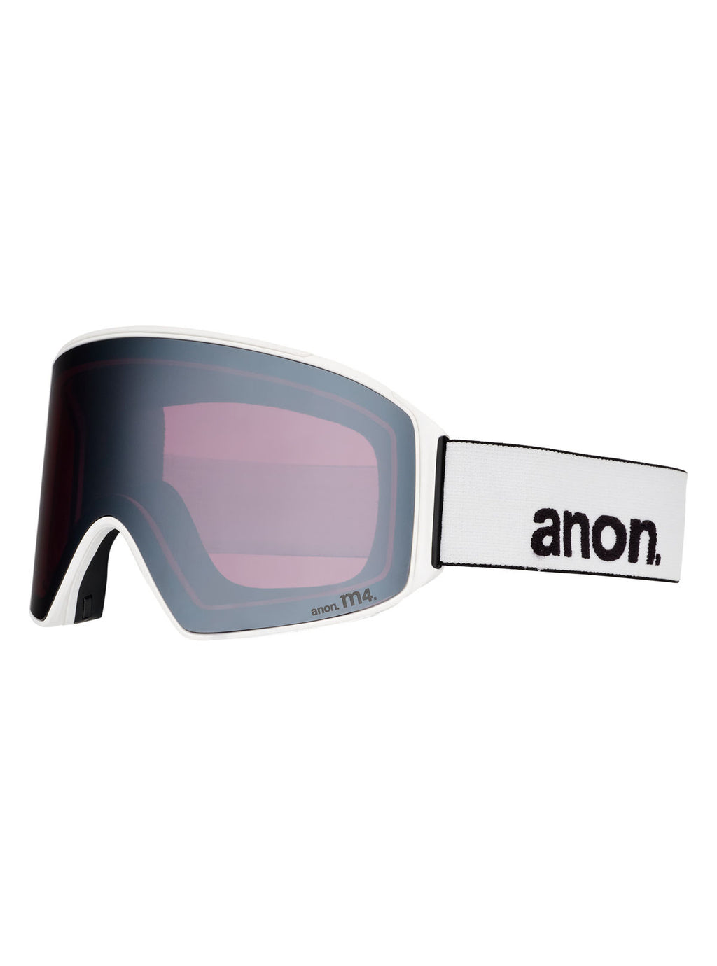 Anon M4 Goggles (Cylindrical) + Bonus Lens + MFI Face Mask - White / Perceive Sunny Onyx - Anon Magnatech Goggle - alternate view 3