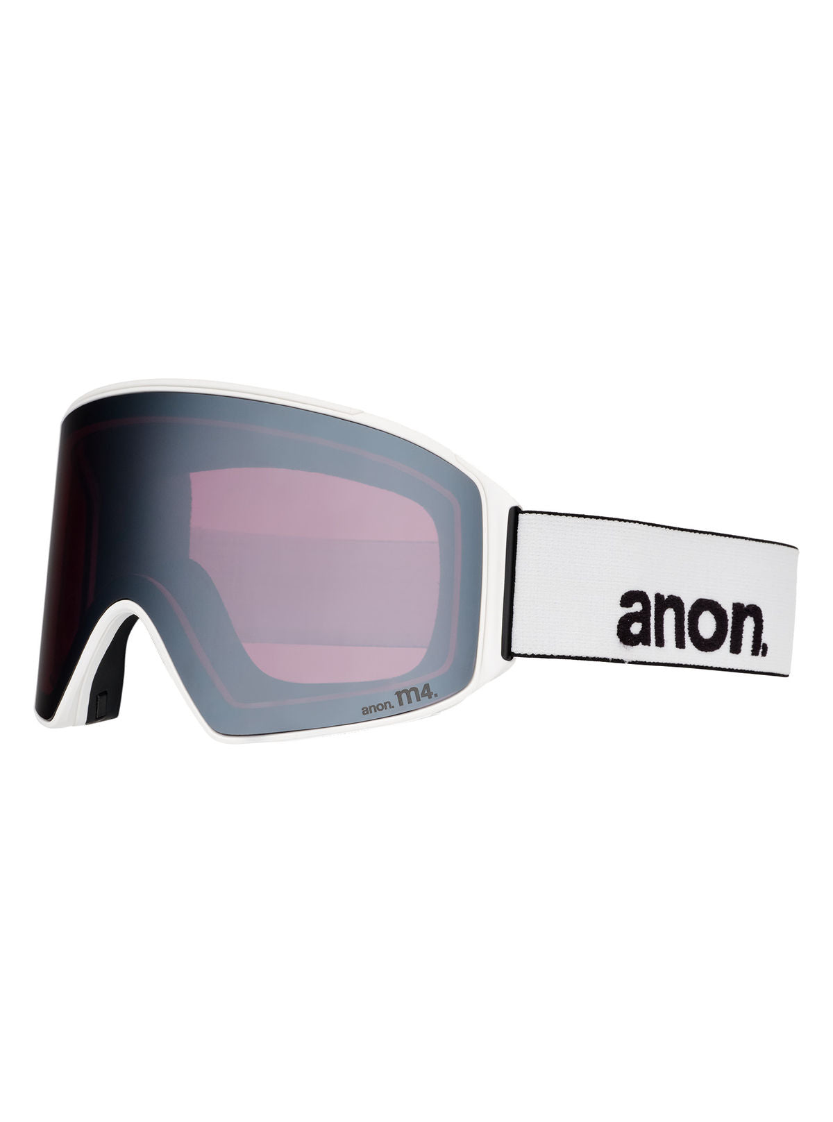 Anon M4 Goggles (Cylindrical) + Bonus Lens + MFI Face Mask - White / Perceive Sunny Onyx - Anon Magnatech Goggle - alternate view 3