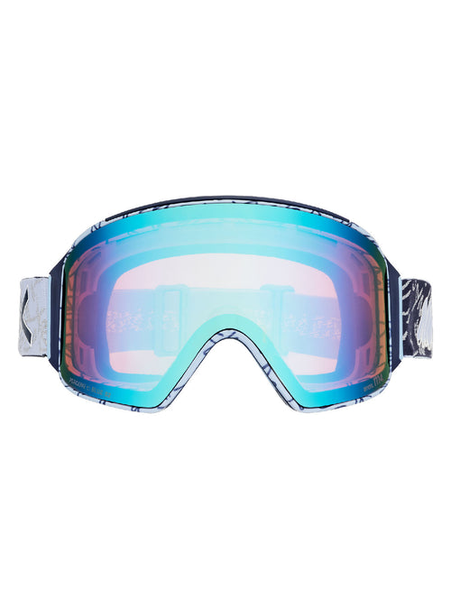 Anon M4 Goggles (Cylindrical) + Bonus Lens + MFI Face Mask - LBMIDNIGHTGUS / PERCEIVE VARIABLE BLUE - Magnatech Goggle