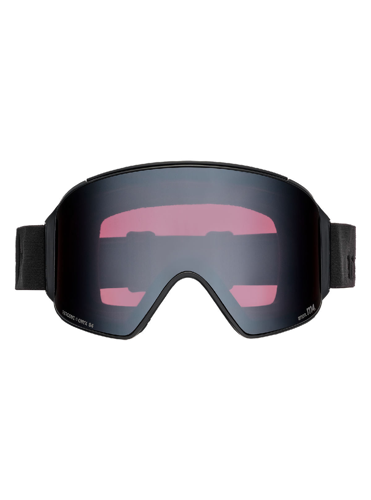 Anon M4 Goggles (Cylindrical) + Bonus Lens + MFI Face Mask - Smoke / Perceive Sunny Onyx - Anon Magnatech Goggle - alternate view 2