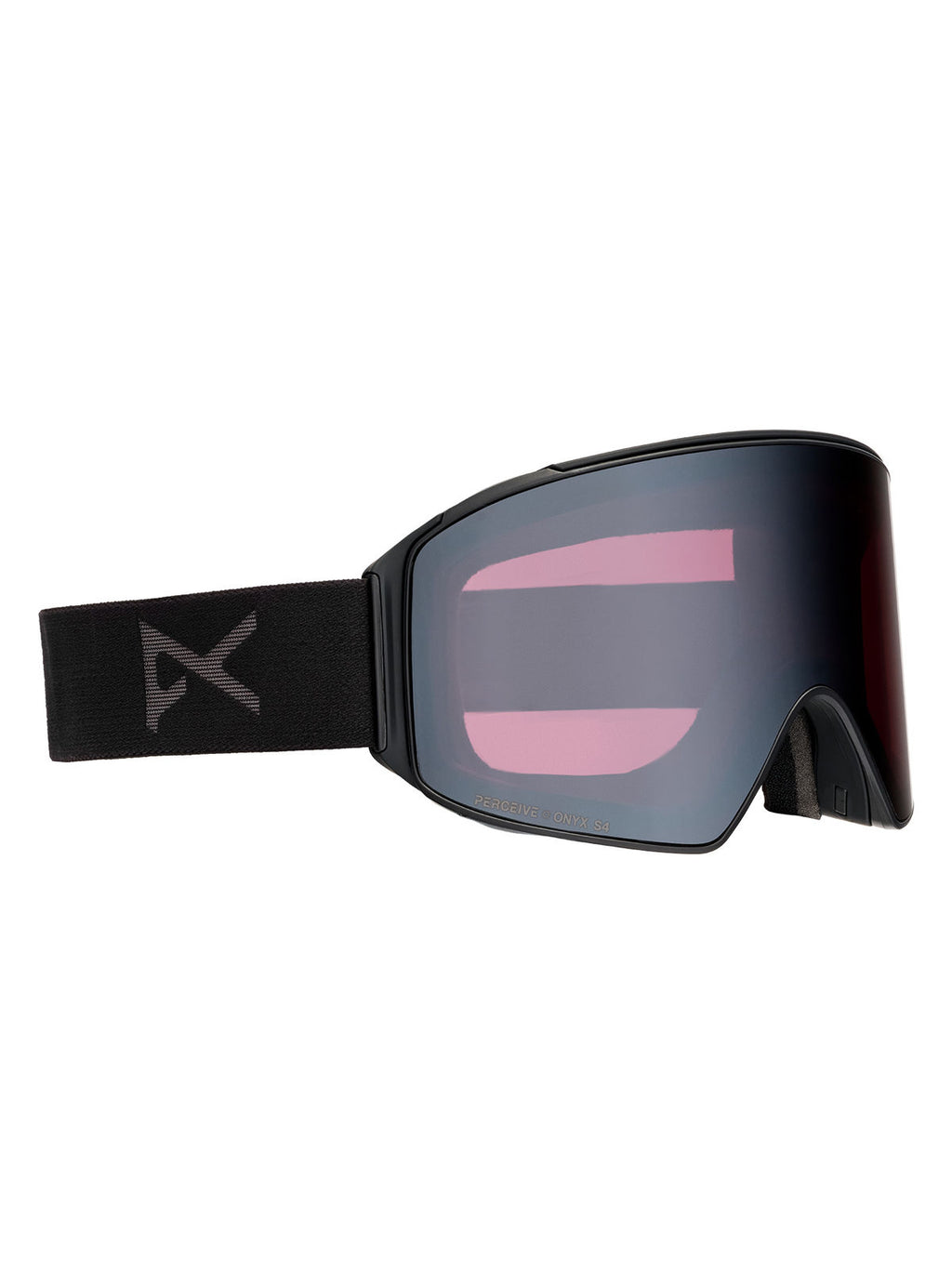Anon M4 Goggles (Cylindrical) + Bonus Lens + MFI Face Mask - Smoke / Perceive Sunny Onyx - Anon Magnatech Goggle