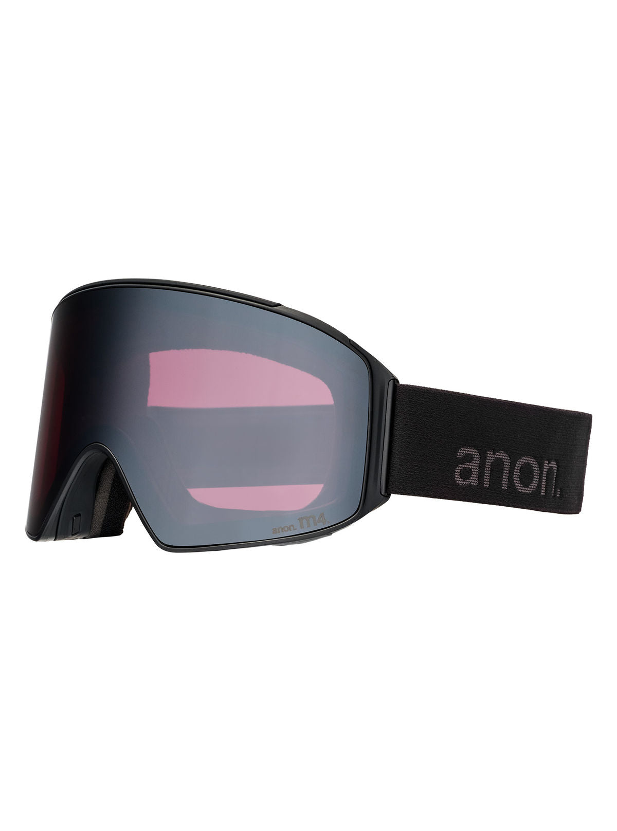 Anon M4 Goggles (Cylindrical) + Bonus Lens + MFI Face Mask - Smoke / Perceive Sunny Onyx - Anon Magnatech Goggle - alternate view 3