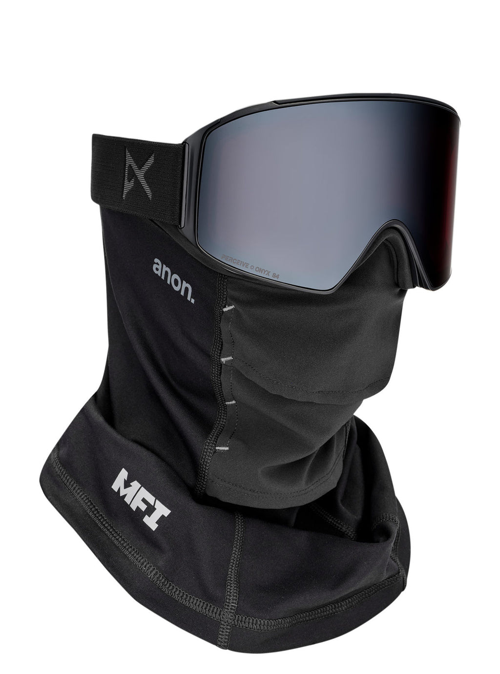 Anon M4 Goggles (Cylindrical) + Bonus Lens + MFI Face Mask - Smoke / Perceive Sunny Onyx - Anon Magnatech Goggle - alternate view 5