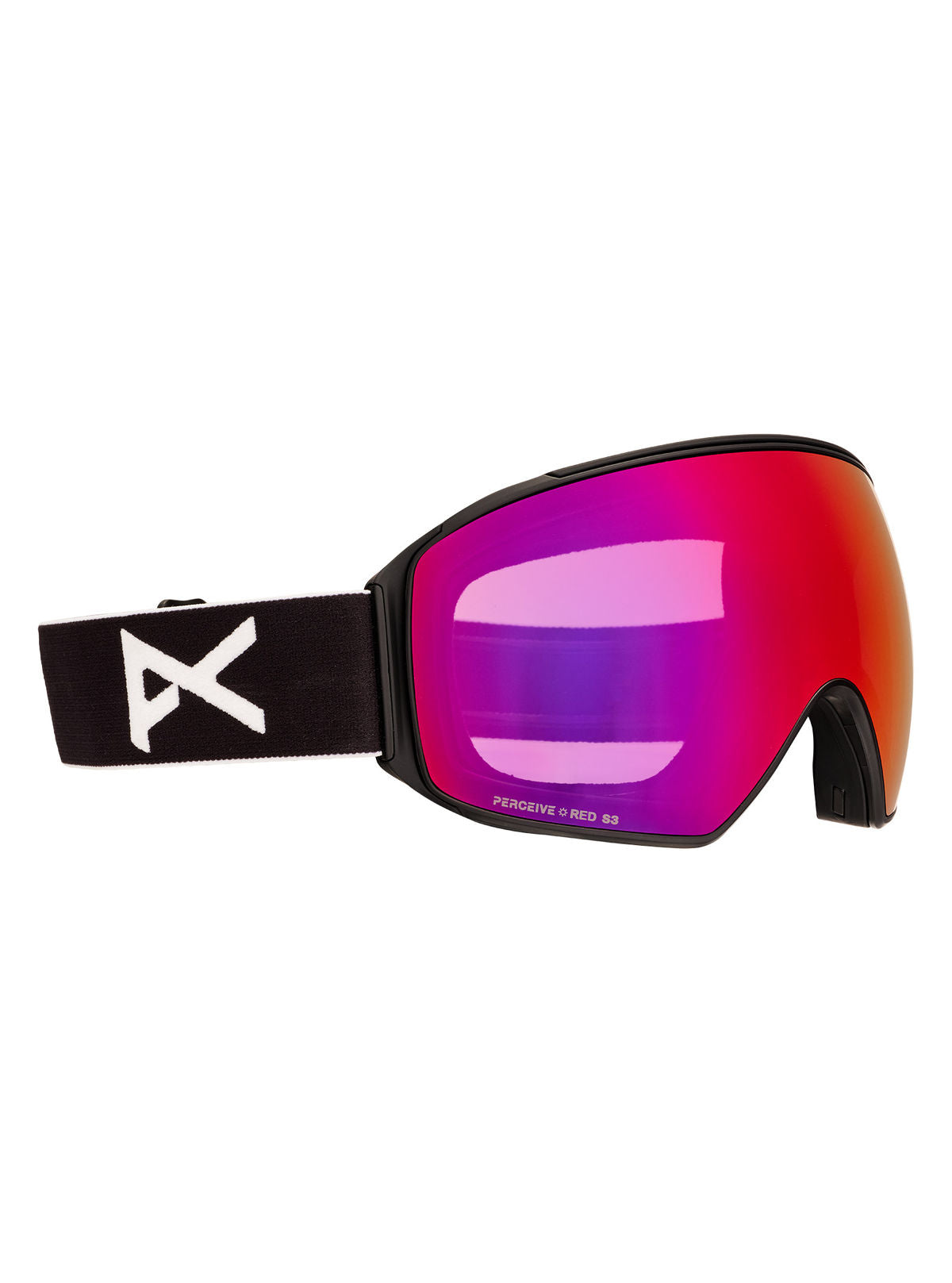 Anon M4 Goggles (Toric) + Bonus Lens + MFI Face Mask - Black / Perceive Sunny Red - W26 - Anon Magnatech Goggle