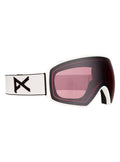 Anon M4 Goggles (Toric) + Bonus Lens + MFI Face Mask - White/Perceive Sunny Onyx - Magnatech Goggle