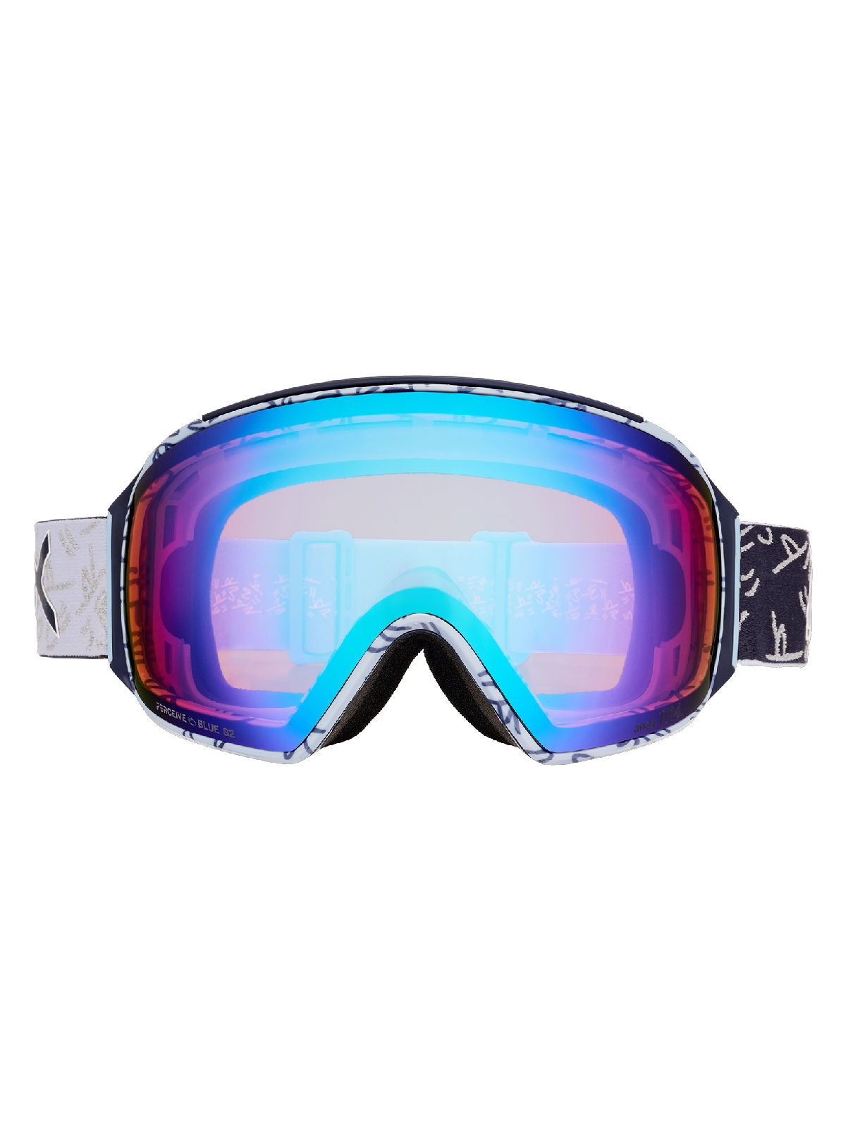 Anon M4 Goggles (Toric) + Bonus Lens + MFI Face Mask - Lbmidnightgus / Perceive Variable Blue - Anon Magnatech Goggle - alternate view 2