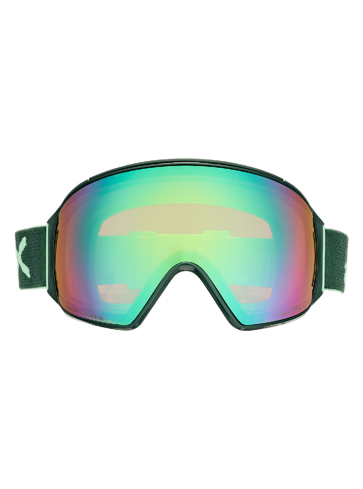Anon M4 Goggles (Toric) + Bonus Lens + MFI Face Mask - Brunswick Green / Perceive Variable Green - Anon Magnatech Goggle - alternate view 2