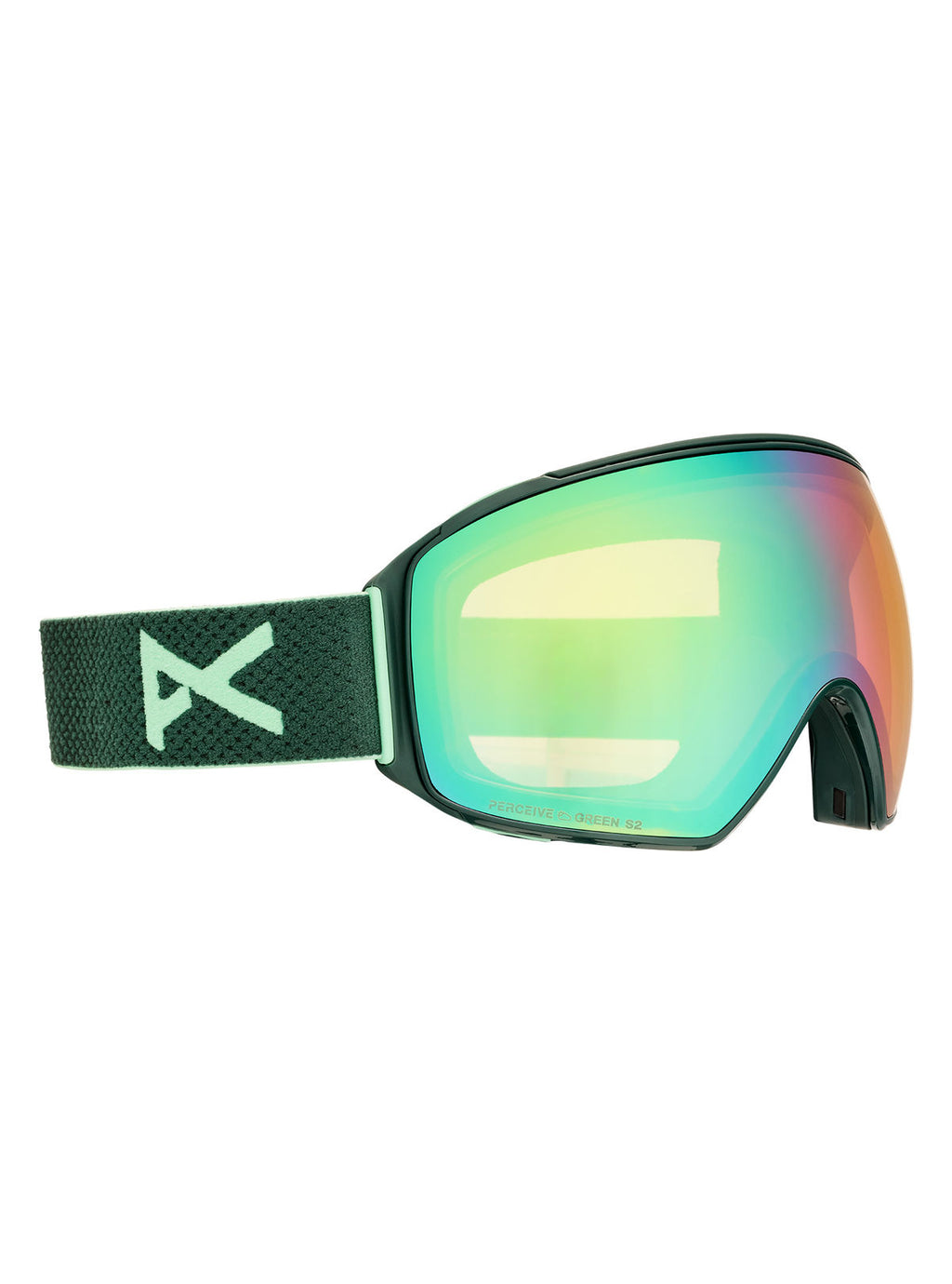 Anon M4 Goggles (Toric) + Bonus Lens + MFI Face Mask - Brunswick Green / Perceive Variable Green - Anon Magnatech Goggle