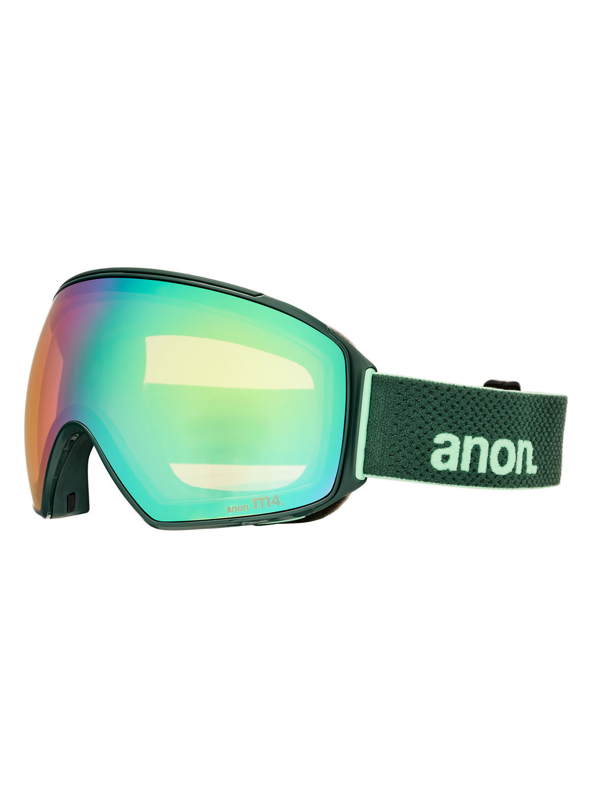 Anon M4 Goggles (Toric) + Bonus Lens + MFI Face Mask - Brunswick Green / Perceive Variable Green - Anon Magnatech Goggle - alternate view 3