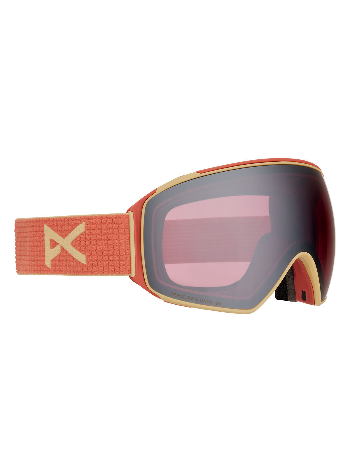 Anon M4 Goggles (Toric) + Bonus Lens + MFI Face Mask - Terracotta / Perceive Sunny Onyx - Anon Magnatech Goggle