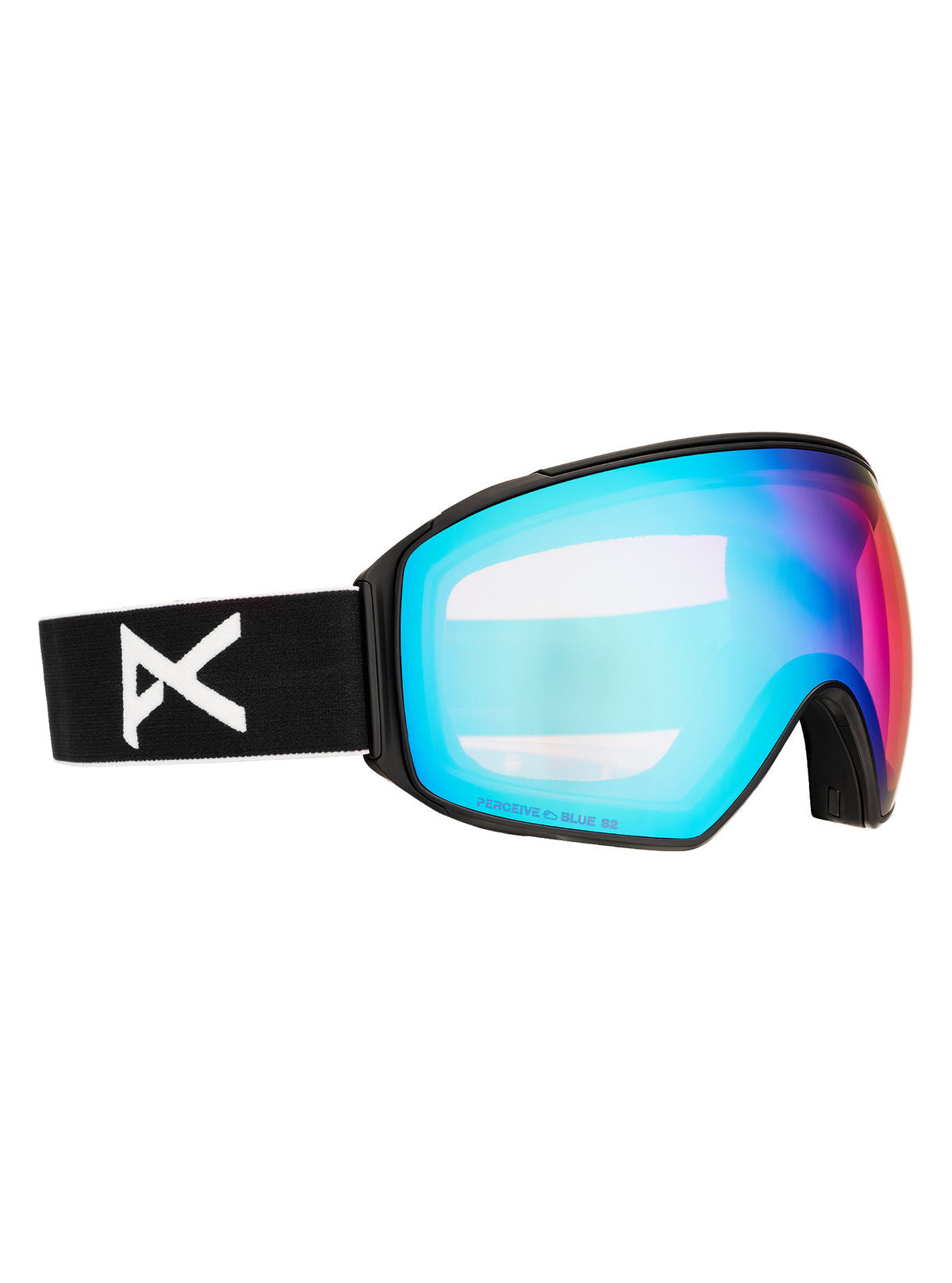 Anon M4 Goggles (Toric) + Bonus Lens + MFI Face Mask - Black / Perceive Variable Blue - Anon Magnatech Goggle