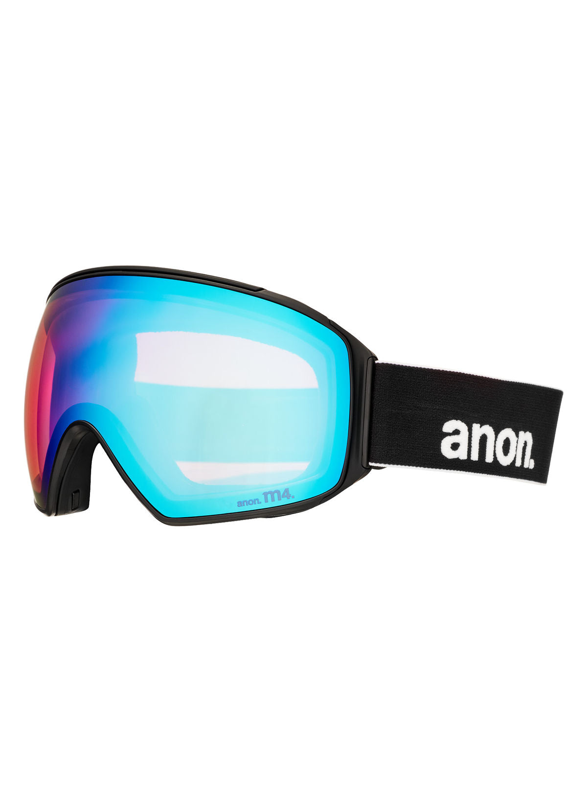 Anon M4 Goggles (Toric) + Bonus Lens + MFI Face Mask - Black / Perceive Variable Blue - Anon Magnatech Goggle - alternate view 3