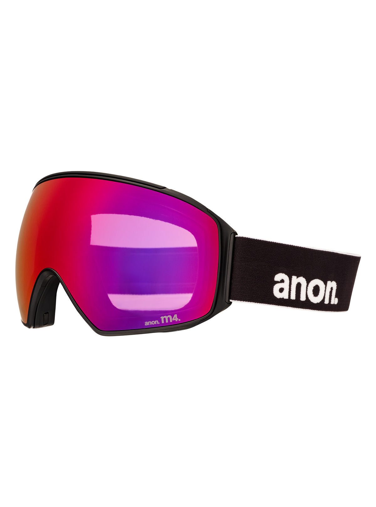Anon M4 Goggles (Toric) + Bonus Lens + MFI Face Mask - Black / Perceive Sunny Red - Anon Magnatech Goggle - alternate view 3