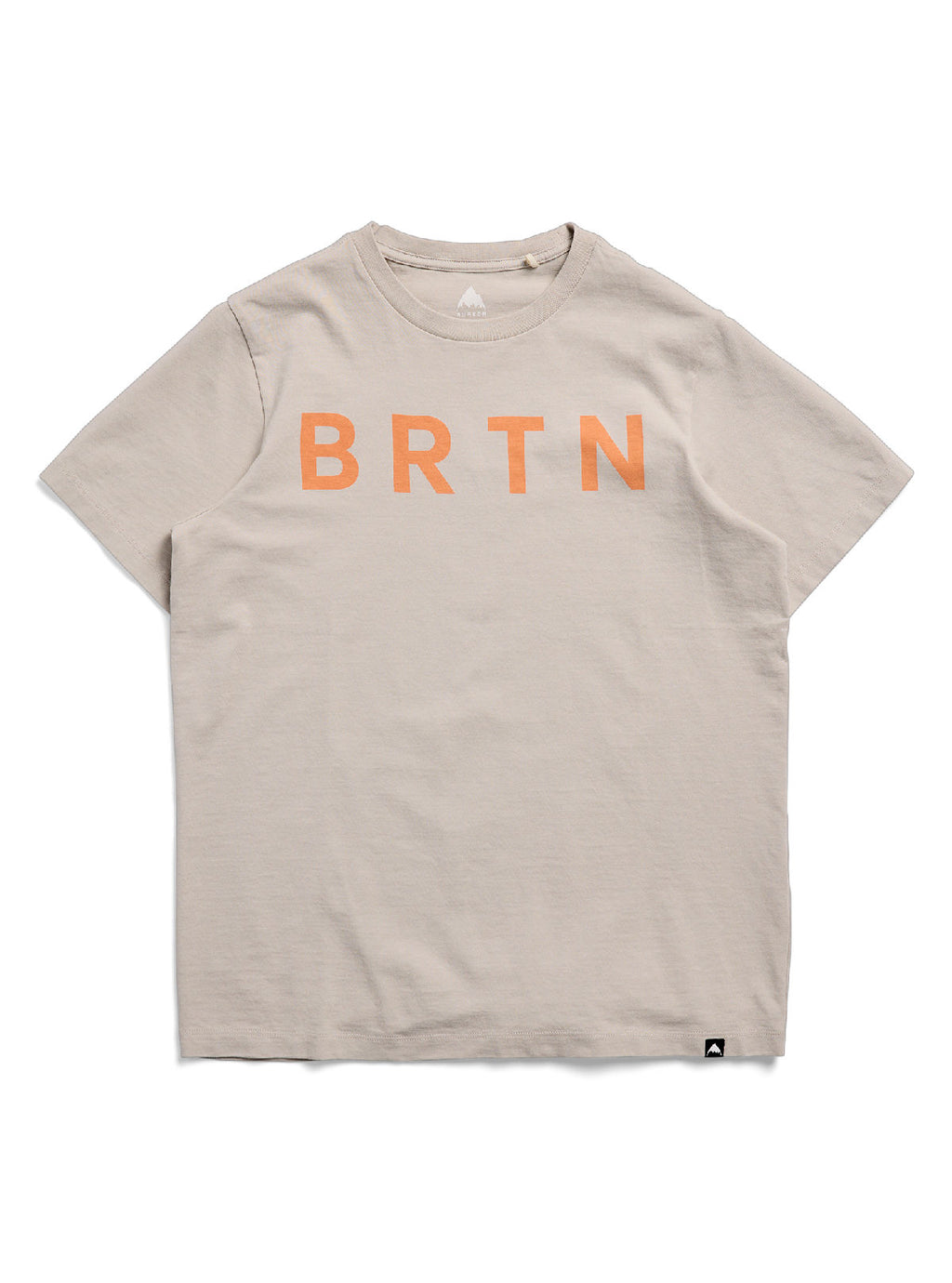 Burton BRTN Short Sleeve T-Shirt - Chinchilla Gray - Burton SS Tee Apparel