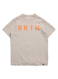 Burton BRTN Short Sleeve T-Shirt - Chinchilla Gray - Burton SS Tee Apparel